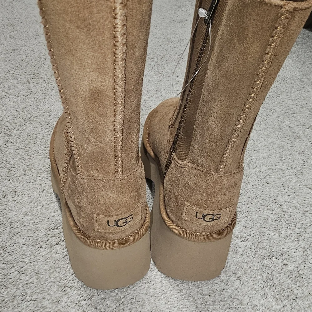 UGG Women's Classic Twin Seam New Heights Boots - Picture 7 of 8